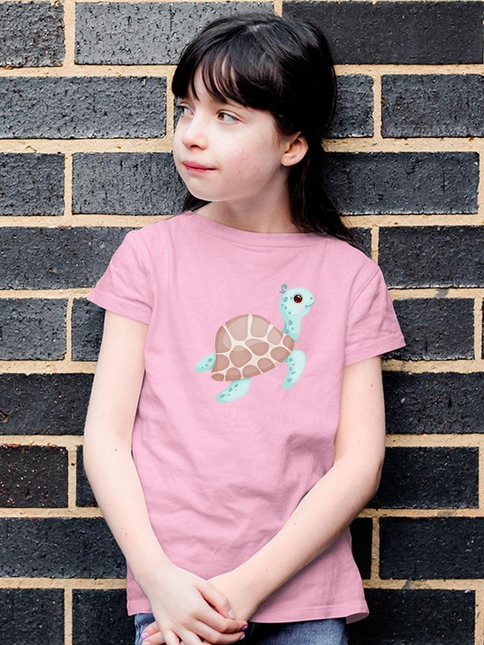 Cute Baby Sea Turtle Art T-shirt -Image by Shutterstock