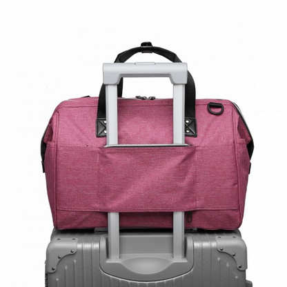 Maternity Baby Changing Bag Shoulder Travel Bag Pink