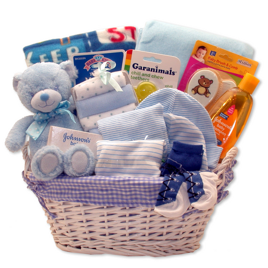 Give the gift of convenience and pampering with this must-have baby gift basket,