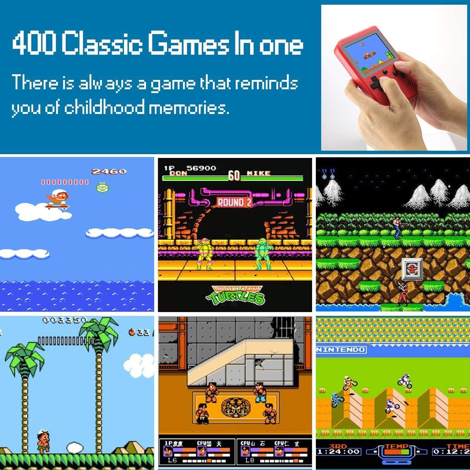 Game Pad With 400 Games Included