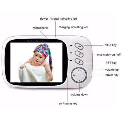 Get a clear view of your baby with the Wireless Video Baby Monitor