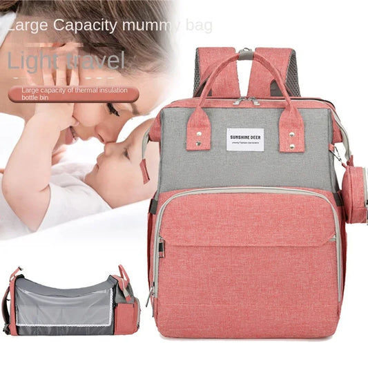 Multifunction Portable Waterproof Baby Mother Usb Travel Backpack