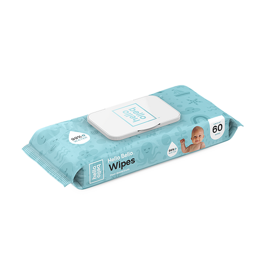 HELLO BABY WIPES 1 PACK ( 1 X 60 CT   )-0