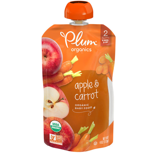 Plum Organics Apple/Carrot (6x4OZ )-0