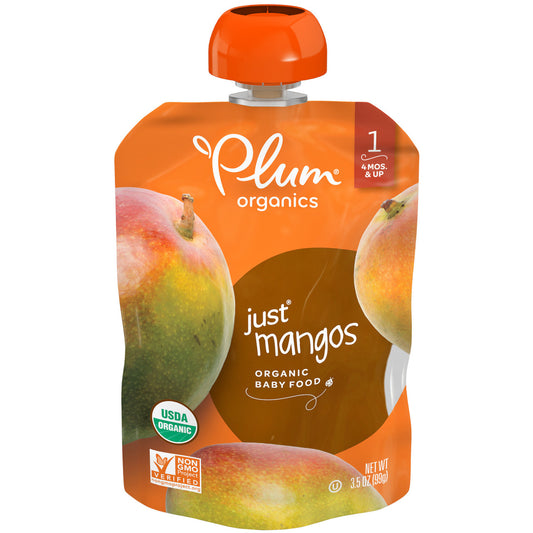 Plum Organics Just Mangos (6x3.5OZ )-0