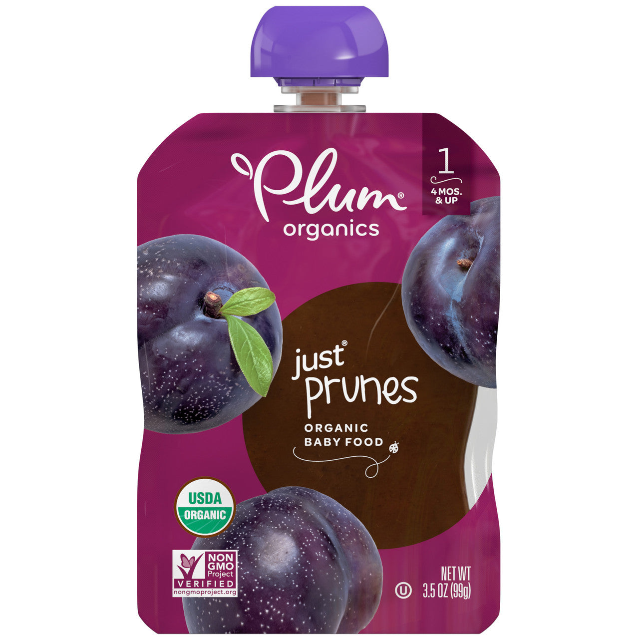 Plum Organics Just Prunes (6x3.5OZ )-1