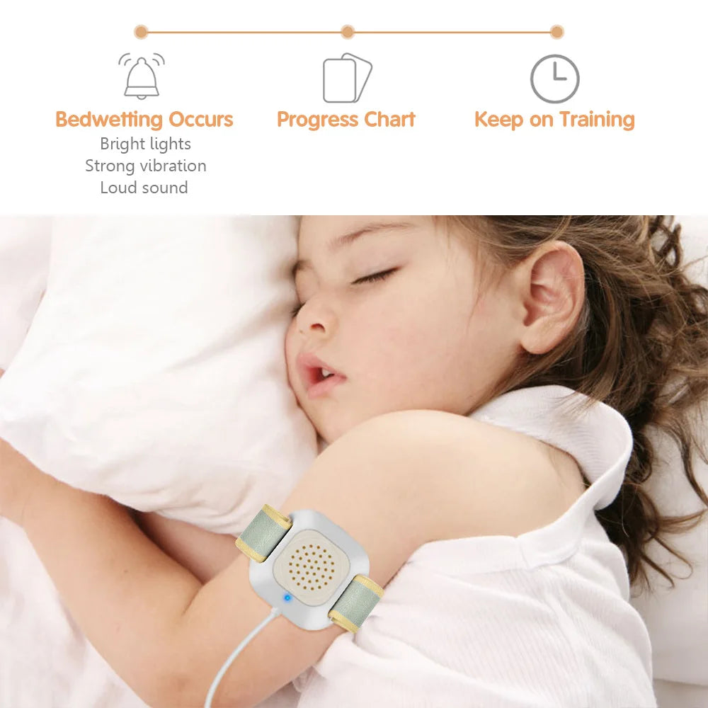 Professional Arm Wear Bedwetting sensor Alarm For Baby Toddler Adults Potty Training wet reminder Sleeping Enuresis Training