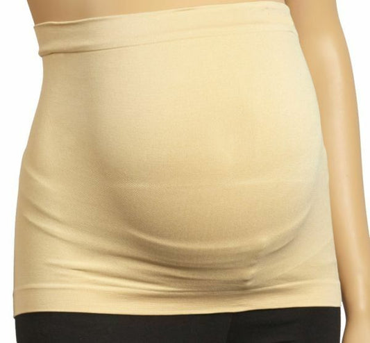 Maternity Belly Belt Cover Pregnancy Baby Support Girdle  - Nude-0