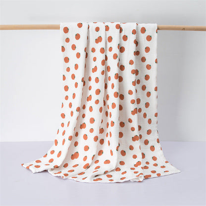 Newborn Baby Printed Pattern Blanket Absorbent Towel-2