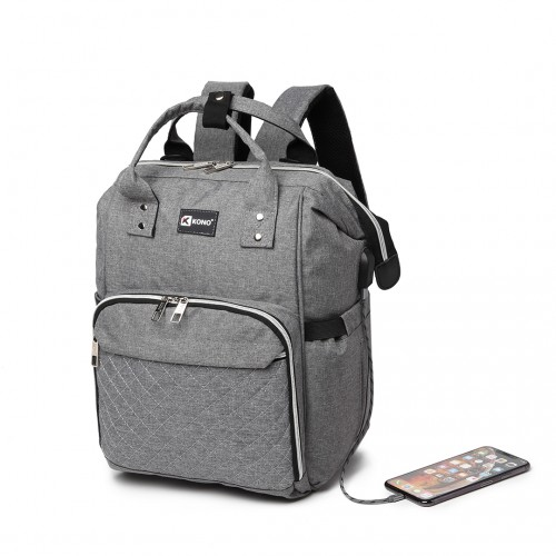 Baby Nappy Changing Backpack With USB Connectivity