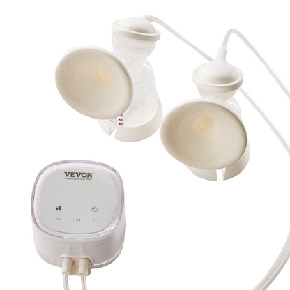 VEVOR Breast Pump Double Electric Breast Pumps 4 Mode & 16 Level 300mmHg Suction