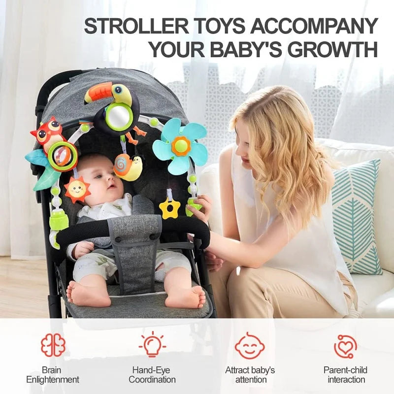 Keep your baby entertained and stimulated while on the go!