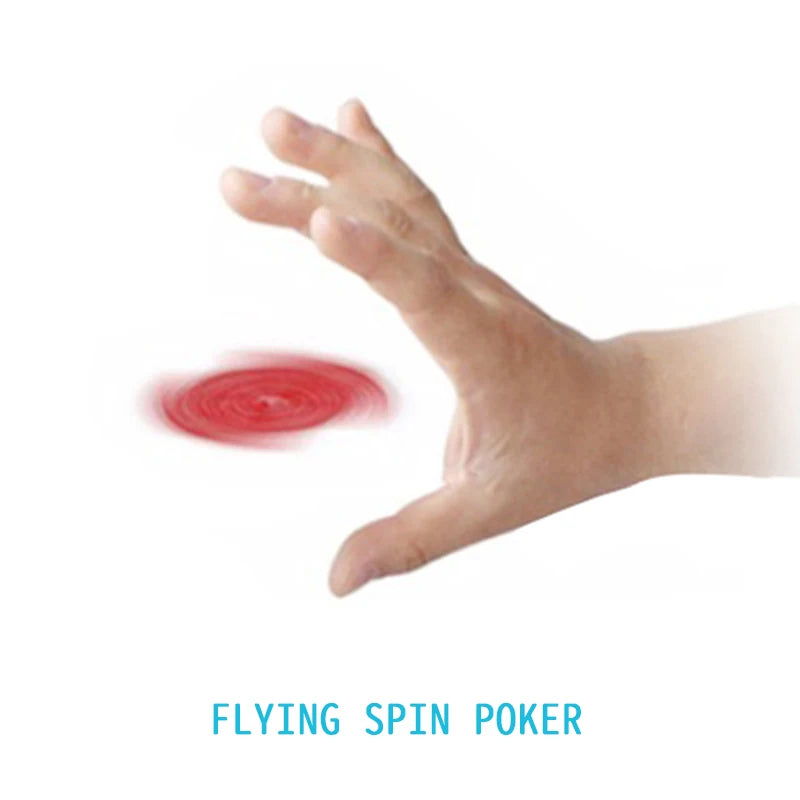 Magic hot selling suspended rotating magic poker flying card adult magic props